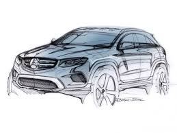 Mercedes Benz Glc First Design Sketch Mercedes Benz Glc Concept Car Design Car Design Sketch