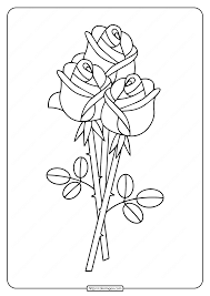 Download rose bunch images and photos. Free Printable Bunch Of Roses Coloring Pages