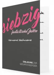 Vorlage aussuchen & gleich ausprobieren! Einladungskarten 70 Geburtstag Einladung Familieneinladungen De