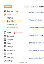 Threading My Way: Creating Pages & Adding a Navigation Menu to a ...