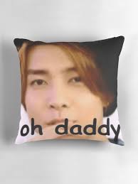 NCT Johnny "oh daddy" meme" Pillow for Sale by mapao