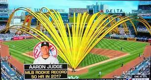 aaron judges homerun spray chart yankee stadium ny