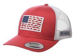Columbia Pfg Mesh Snapback Fish Flag Ball Cap Ball Cap Columbia Pfg Columbia