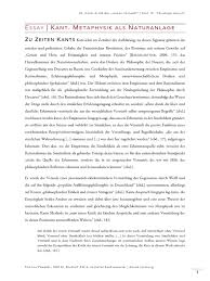 Kants ' kritik der reinen vernunft' (1959) von theodor w. Kant Metaphysik Naturanlage