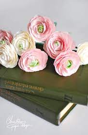 Diy Crepe Paper Flowers Ranunculus Crepe Paper Flowers Diy Handmade Flowers Paper Paper Flowers