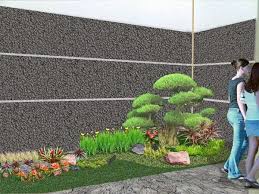 Ada perpaduan antara rerumputan, bebatuan, dan juga pohon berukuran besar, kamu bisa menyesuaikan dengan ukuran lahan. Desain Taman Samping Rumah Ide Rumah Minimalis 2019