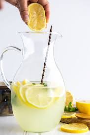 This easy ginger lemonade recipe can be served as a mocktail, or with vodka as a cocktail, it's so refreshing and perfect for warm summer days! Homemade Whiskey Lemonade Sweetened With Honey Cooks With Cocktails