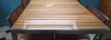 Bien choisir sa plaque de verre : Table En Verre Et Protection De Table En Verre