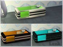 Boasts striking metal construction and a gleaming chrome finish. Lenkevseeva S Futuristic Coffee Table