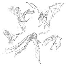 How To Draw And Animate Wings Birds Bats And More Wings Drawing Dragon Sketch Dragon Drawing