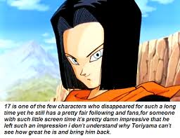 Super saiyan goku was briefly able to put up more of a fight, though it was revealed that super 17 was toying with him to test his level of strength and proceeded to easily take down goku with a flash bomber, prompting him to become super saiyan 4. 17 S Girl