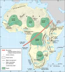 This is an interactive map of the continent of africa. African Landform Map Page 3 Line 17qq Com