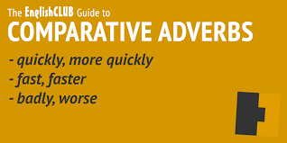 Learn about comparative degree with free interactive flashcards. Comparative Adverbs Grammar Englishclub
