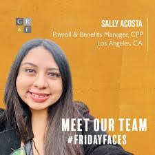 Sally Acosta's Instagram, Twitter & Facebook