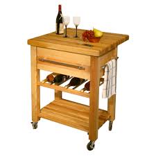 This versatile cart is made of a northeastern hardwood and features a natural oil finish and a classic butcher. Catskill Grand Island Wine Cart 29 X29 X1 75 Drop Leaf Butcher Block Top 849 00 Learn