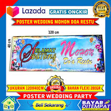 Desain banner pernikahan sangat keren yang bisa anda jadikan sebagai bahan contoh banner pernikahan islami contoh banner sumber : Poster Banner Spanduk Backdrop Background Wedding Dekorasi Dinding Dekorasi Wedding Prewedding Dekorasi Pernikahan Minimalis Free Tambah Nama Mempelai Nikahan Poster Banner Selamat Menikmati Selamat Datang Para Tamu Undangan Lazada Indonesia