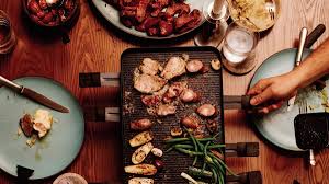 Via roma, 37 12100 cuneo, italy tel.: Raclette With Marinated Meat And Vegetables Recipe Vegetable Recipes Main Dish Recipes Raclette Recipes Dinners