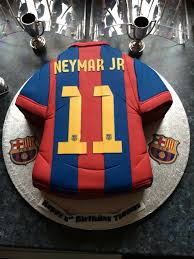 Neymar was suspended after picking up too many yellow cards and barcelona allowed him to attend rafaella santos' birthday bash in brazil. Neymar Birthday Cakes