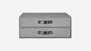 Posée sur un buffet, une commode ou un bureau en bois, cette boîte de rangement fera sensation dans votre pièce. Come Rangements Gris Cuir Carton Habitat