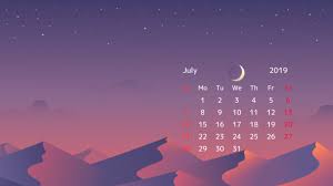 Thanks a billion to everyone using windows 10! July 2019 Calendar Hd Wallpapers Background Images Photos Pictures Yl Computing