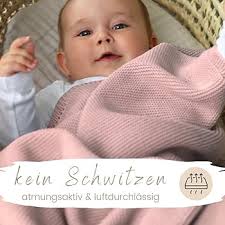 DIKOS Baby Blanket Cotton Pink