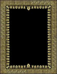 Black And Gold Border Design Ornate Gold Black Frame Clip Art Download Greek Frame Frames Design Graphic Frame