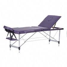Aluminium Alloy 3 Fold Portable Massage Table Facial Spa Bed Adjustable Spa Therapy Beauty Salon Massage Table Bed P Massage Table Massage Bed Adjustable Beds