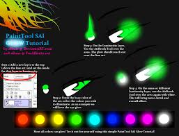 Painttool Sai Glow Tutorial By Abane On Deviantart