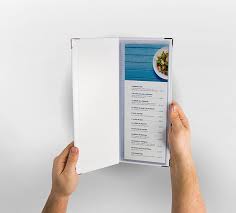 Des cartes du monde et des cartes d'europe. Portemenu Demi A4 Base Vierge Impressionmenu
