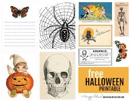 Free printable halloween coloring pages. Free Vintage Halloween Printables Maggie Holmes Design