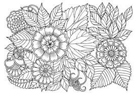 Flourishing heart adult coloring illustration, heart and flowers wreath. 1 253 137 Colours Adult Wall Murals Canvas Prints Stickers Wallsheaven