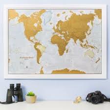 Framed prints in a range of sizes, styles and frame colors. Framed World Maps From Maps International