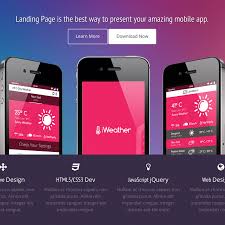 It has aclean and ultra. App Landing Page Responsive Website Template
