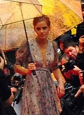 Check out the yellow crossbody bag she's carrying here! Emma Watson Wikipedia