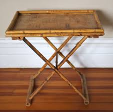 Vintage Bamboo Folding Tray Table 54 00 Via Etsy Tray Decor Tray Table Decor