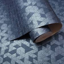 Maybe you would like to learn more about one of these? Holden Decor Origami Geometric Navy Metallic Wallpaper 35982