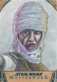 Star Wars Masterwork 2018 Sketch Card By Nick Justus