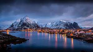 The Magic Islands Of Lofoten Norway Europe Winter Morning Light Landscape Desktop Hd Wallpape Hd Wallpapers For Pc Landscape Wallpaper Winter Wallpaper Desktop