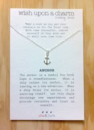 Just as an anchor secures a ship, jesus secures our soul. Anchor Wish Necklace Sterling Silver Charm Chain Anchor Quotes Anchor Sterling Silver Charm