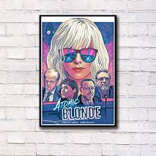All atomic blonde movie posters,high res movie posters image for atomic blonde. Art Atomic Blonde 2017 New Movie Silk Poster Art Prints 12x18 24x36inch Art Posters