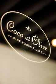 Pretty Font Coco Et Olive Logo Logo Restaurant Cafe Logo Coffee Logo