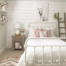 American Farmhouse Style On Instagram This Girl S Bedroom Is Simply Elegant With Its Clean Wh Girl Bedroom Decor Bedroom Decor For Couples Small Room Bedroom