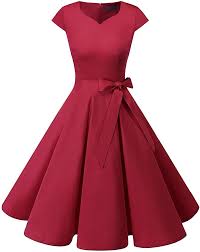 Amazon Com Dresstells Sleeveless Retro Wiggle Dresses For Women Darkred M Clothing In 2020 Retro Cocktail Dress Vintage Swing Dress Dresses