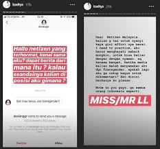 Lesbian, gay, biseksual dan transgender (lgbt) kembali hangat ketika ini. Liza Aditya Marah Disamakan Dengan Lucinta Luna Isu Transgender Dan Operasi Jakun Cuma Rekayasa