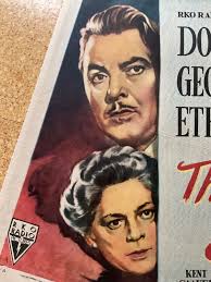 Original Vintage Thriller “The Spiral Staircase“ 1946 Linen-Backed Movie  Poster