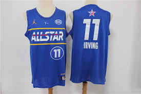 S p o o t n s k o o a r e 4. Nets 11 Kyrie Irving 2021 All Star Game Blue Swingman Jersey