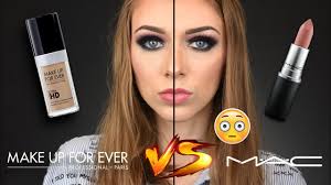 makeup forever vs mac cosmetics you