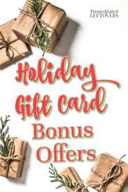 Check spelling or type a new query. Holiday Bonus Gift Card Offers 2020 Premeditated Leftovers