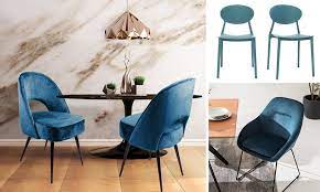 Si le bleu canard est une couleur qui vous séduit, ce diaporama est fait pour vous ! Chaise Bleu Canard Selection Des Plus Beaux Modeles En Deco