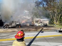 PHOTOS: Lake Helen Fire